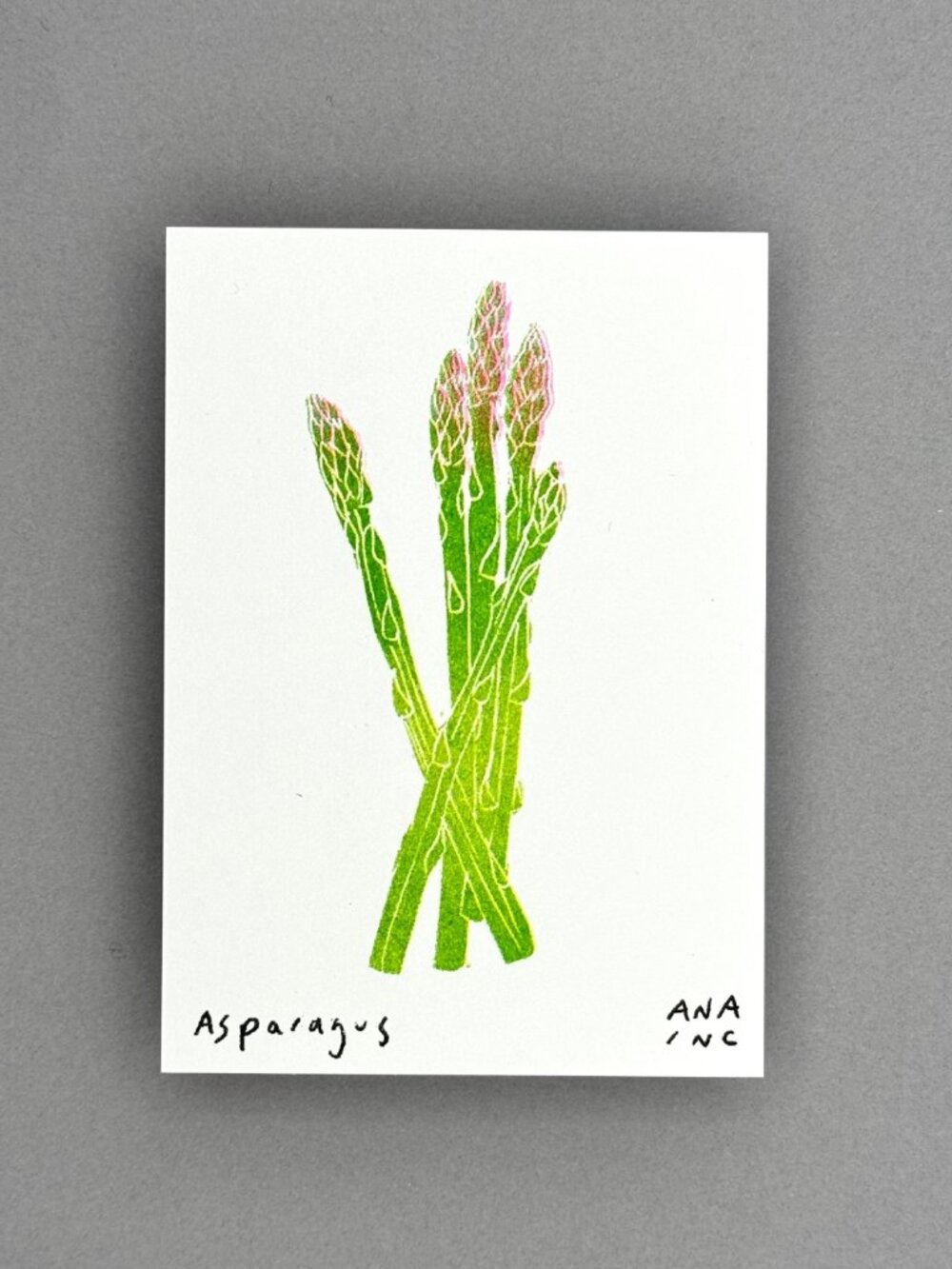 Ana Inciardi Asparagus Mini Art Print